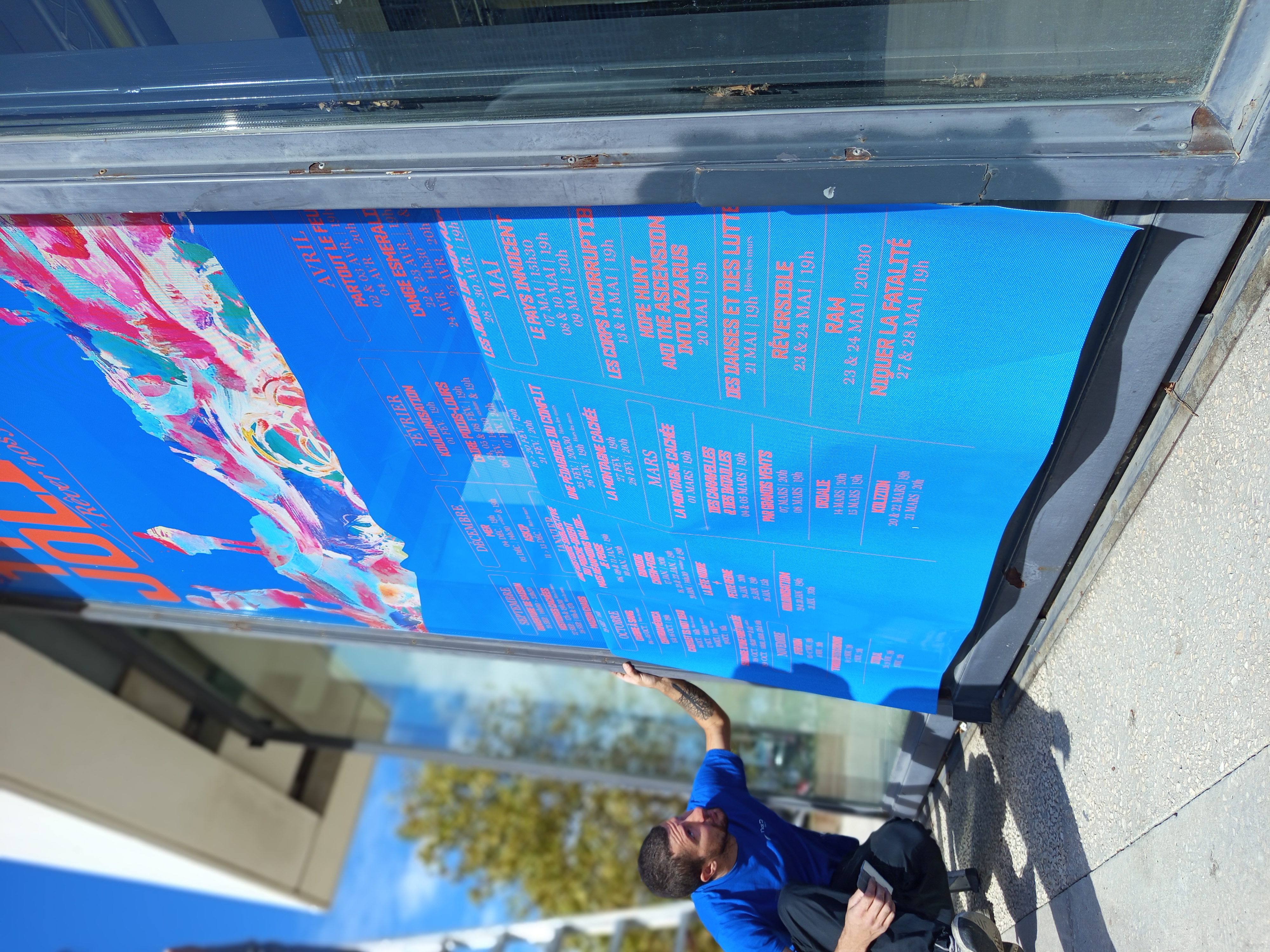 Impression vinyle micro-perforé